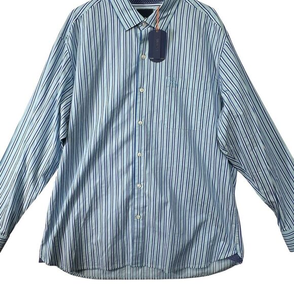 New Tommy Bahama stretch 100% PIMA COTTON button down XL. NWT - Picture 2 of 16